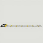 Padel Shark professional 10-meter agility ladder with black ropes and yellow rungs for training speed and coordination.