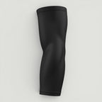 Padel Shark black compression arm sleeve for optimal forearm and wrist support during padel matches.