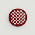 Padel Shark red hand grip exerciser with circular pattern of holes, designed for grip strength training.